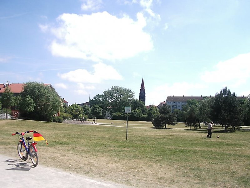 Ein brachliegender Park in Hannover List.