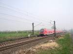 Hier sieht man den Westfalen-Express nach Dsseldorf ber Kamen - Dortmund - Essen - Duisburg.